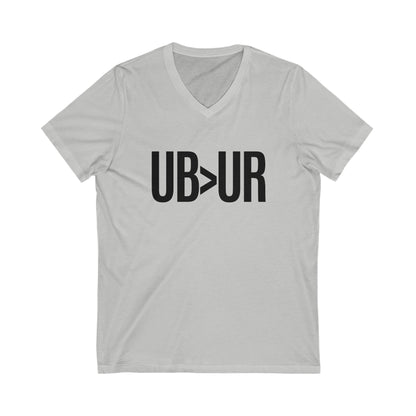 UB>UR- Unisex Jersey Short Sleeve V-Neck Tee