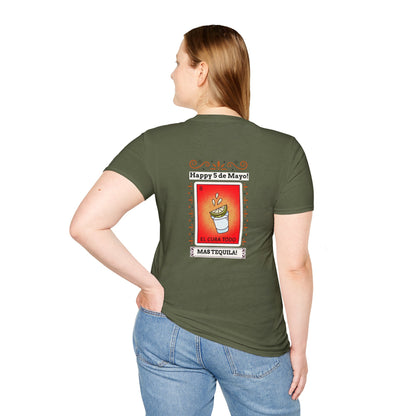 CINCO DE MAYO-MAS TEQUILA, Unisex Softstyle T-Shirt