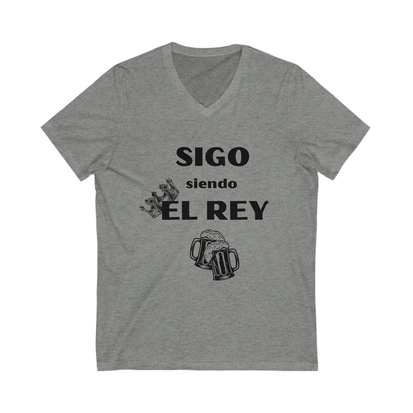 Sigo siendo el Rey- Unisex Jersey Short Sleeve V-Neck Tee