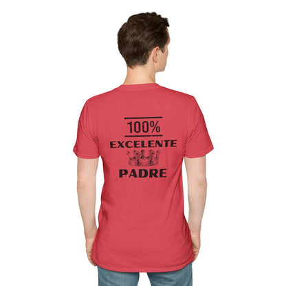 100% Excelente Padre- Unisex Softstyle T-Shirt