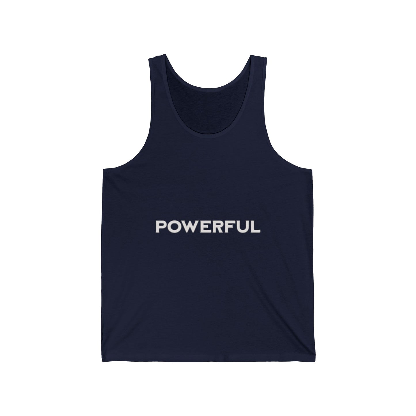 POWERFUL-Unisex Jersey Tank