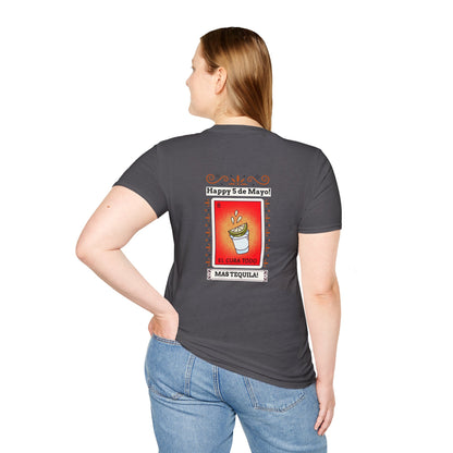 CINCO DE MAYO-MAS TEQUILA, Unisex Softstyle T-Shirt