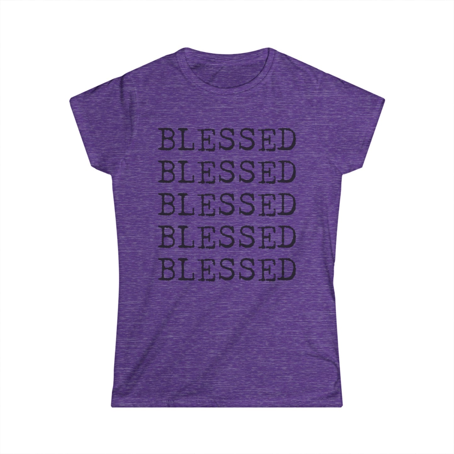 Women's BLESSED Softstyle Tee with UB>UR in the back