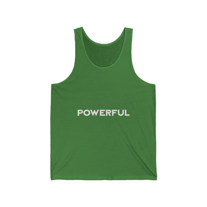 POWERFUL-Unisex Jersey Tank