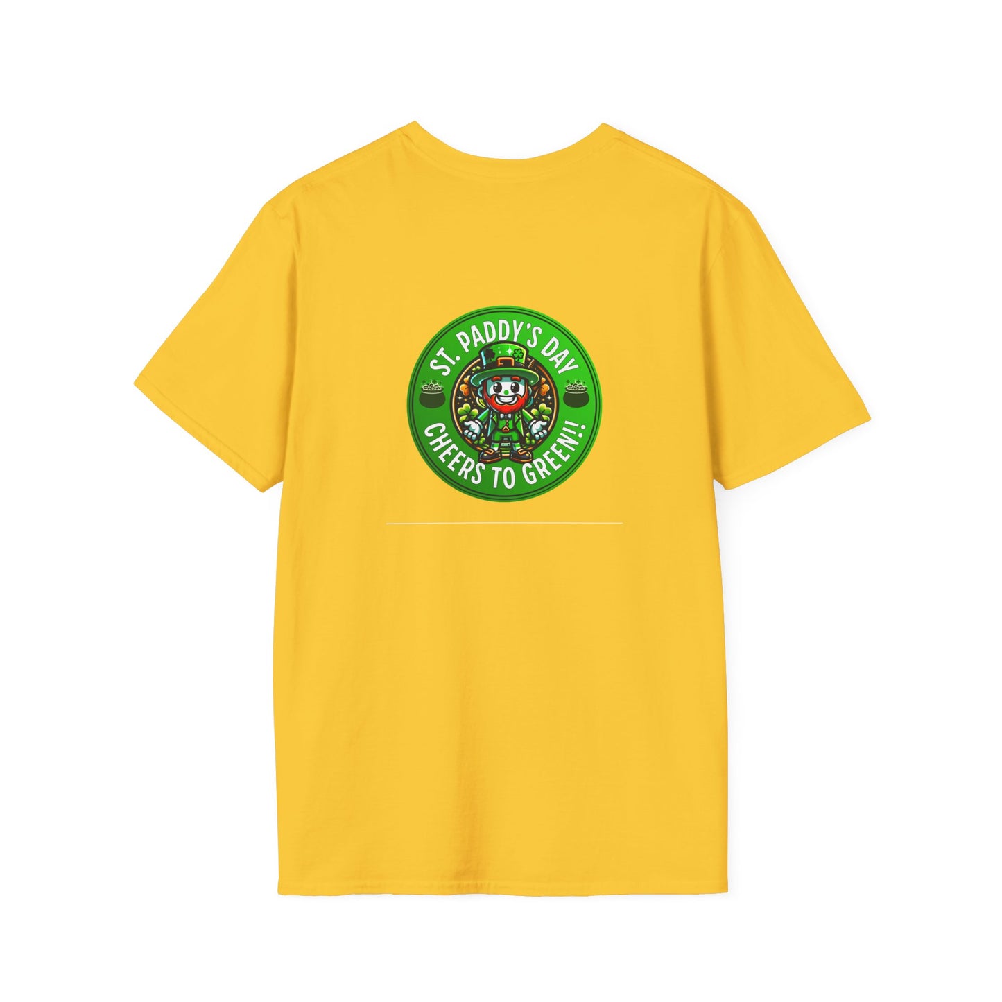 CHEERS TO GREEN-Unisex Softstyle T-Shirt