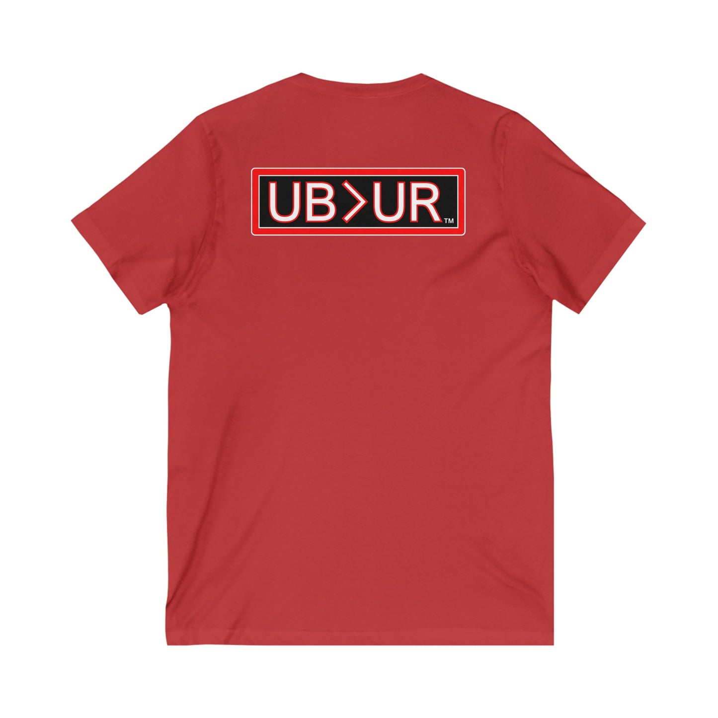 Unyielding UB>UR-Unisex Jersey Short Sleeve V-Neck Tee