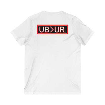 Unyielding UB>UR-Unisex Jersey Short Sleeve V-Neck Tee