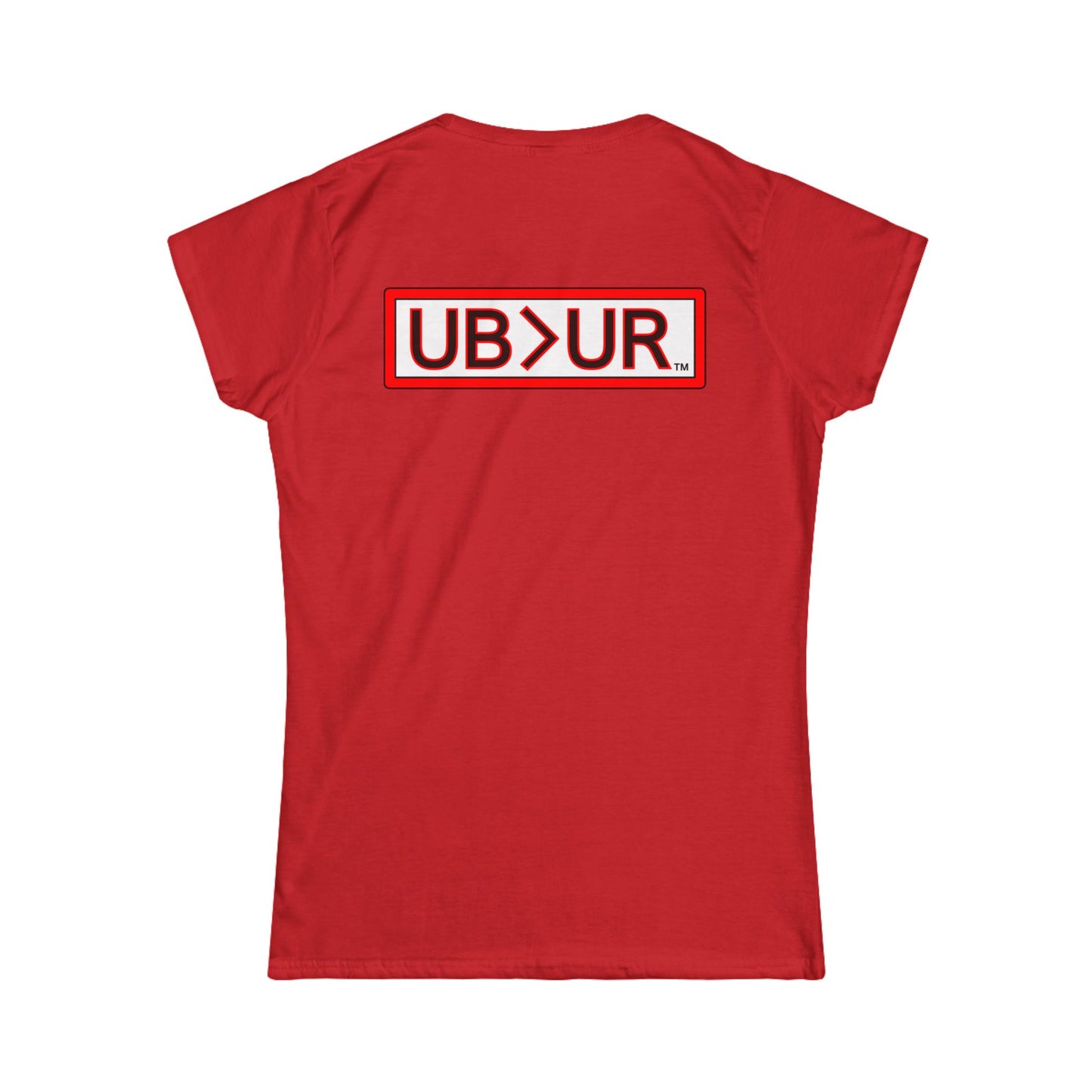 EMPOWERED- Women's Comfy crewneck TShirt-UB>UR in the back