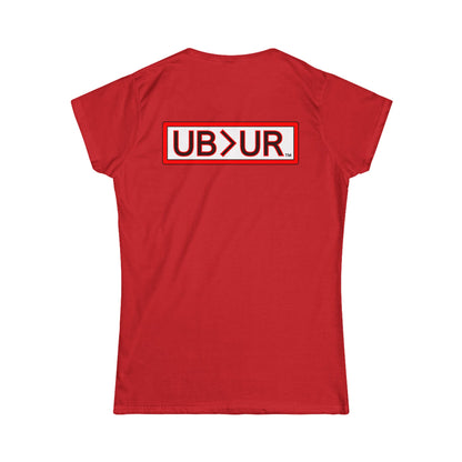 EMPOWERED- Women's Comfy crewneck TShirt-UB>UR in the back