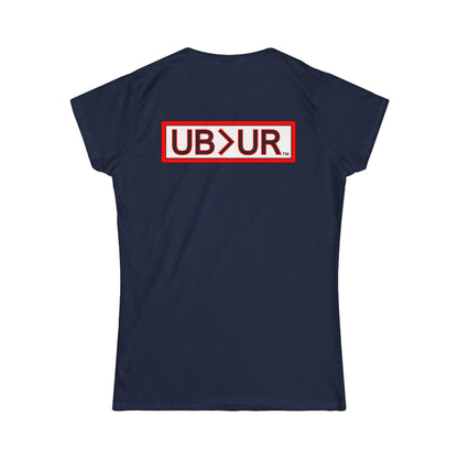 EMPOWERED- Women's Comfy crewneck TShirt-UB>UR in the back