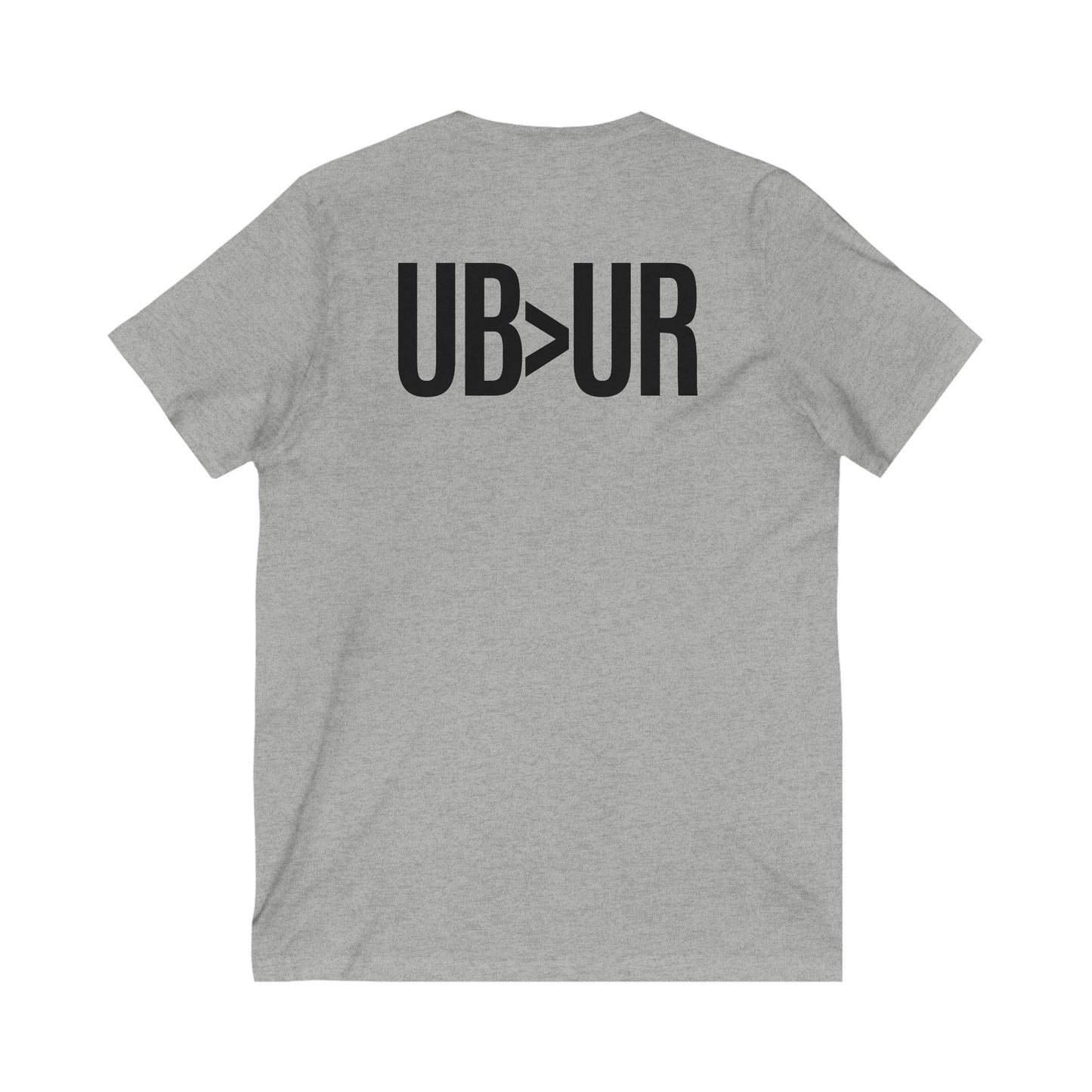 UB>UR- Unisex Jersey Short Sleeve V-Neck Tee