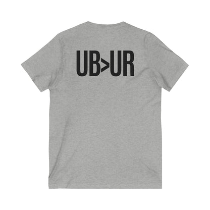 UB>UR- Unisex Jersey Short Sleeve V-Neck Tee