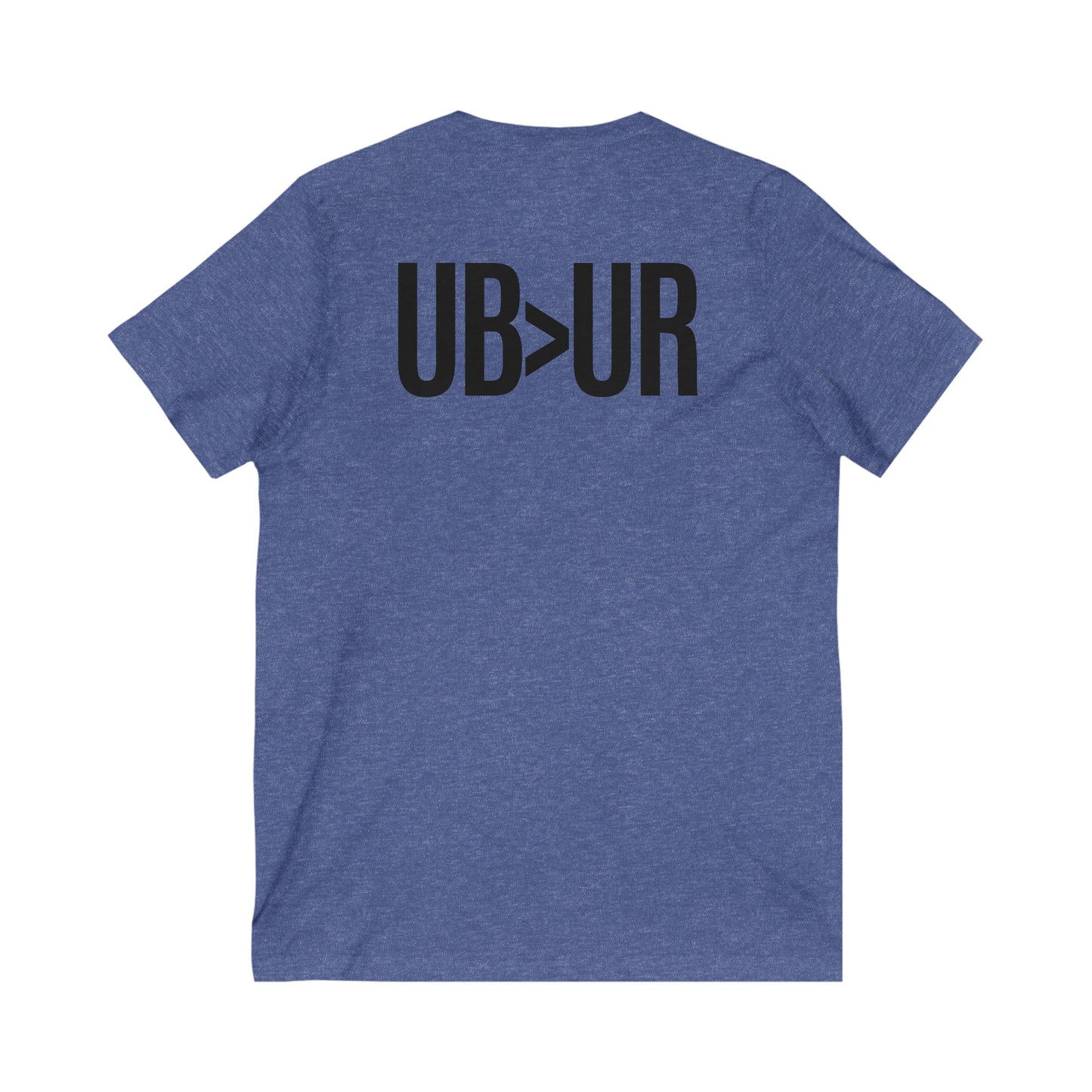 UB>UR- Unisex Jersey Short Sleeve V-Neck Tee