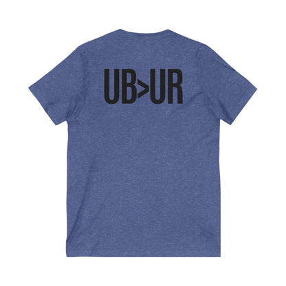 UB>UR- Unisex Jersey Short Sleeve V-Neck Tee