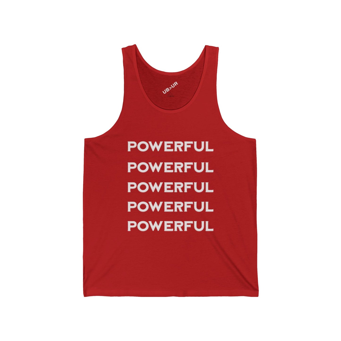 POWERFUL-Unisex Jersey Tank