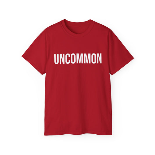 UNCOMMON Unisex Ultra Cotton T-shirt with UB>UR in the back.