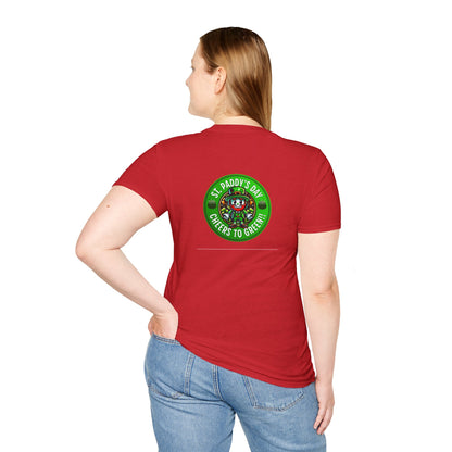 CHEERS TO GREEN-Unisex Softstyle T-Shirt