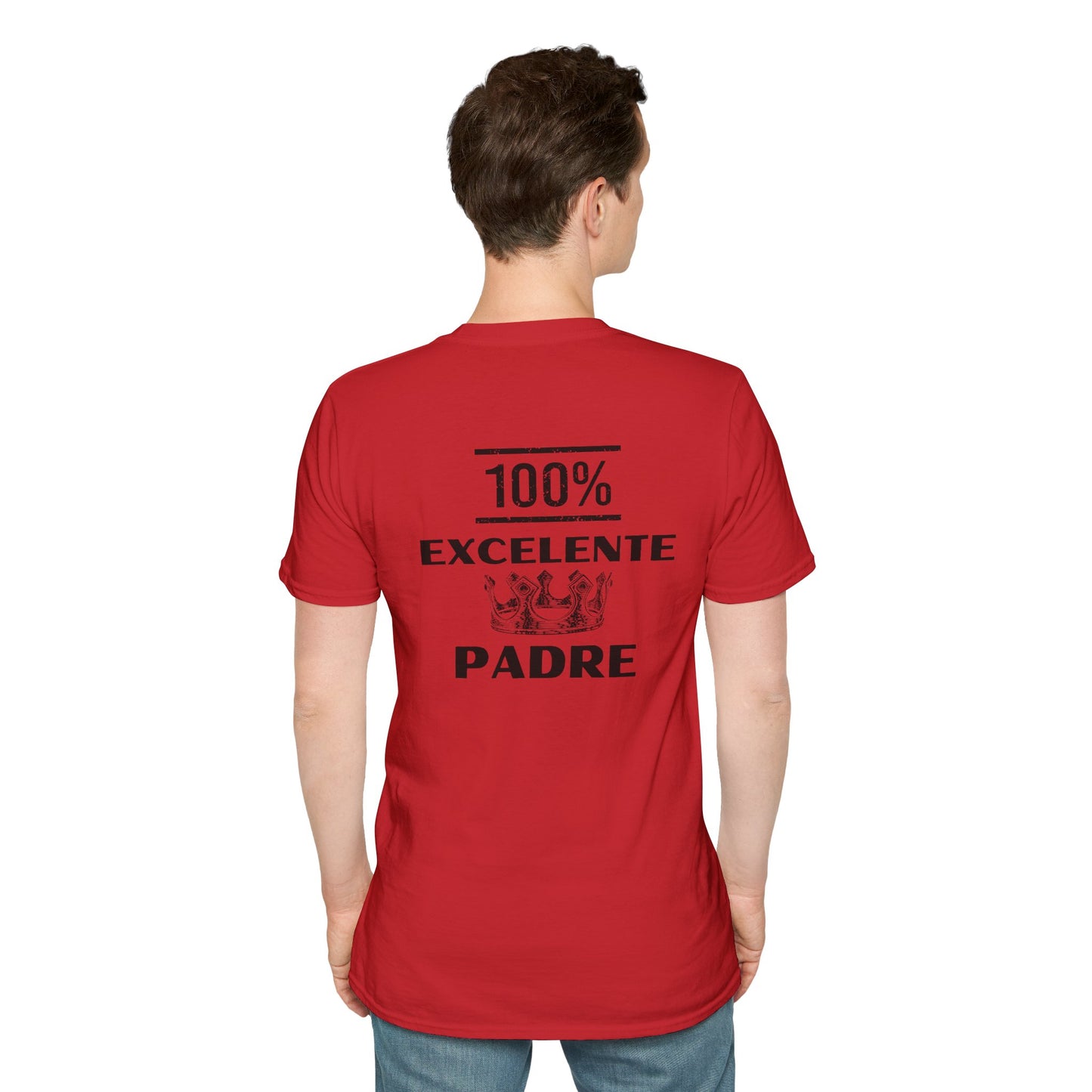 100% Excelente Padre- Unisex Softstyle T-Shirt