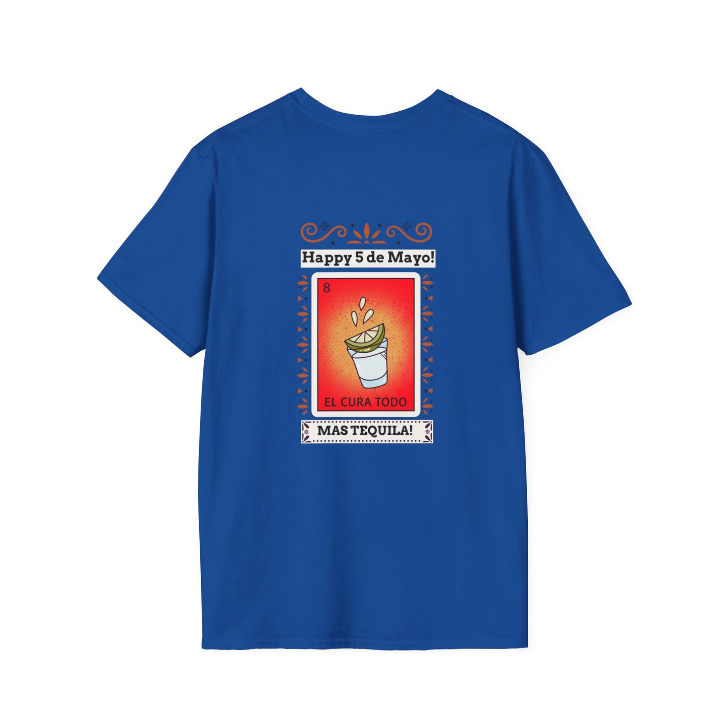 CINCO DE MAYO-MAS TEQUILA, Unisex Softstyle T-Shirt