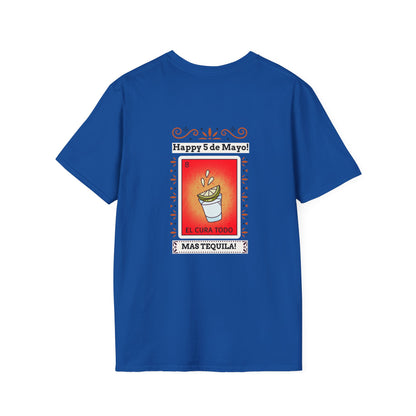 CINCO DE MAYO-MAS TEQUILA, Unisex Softstyle T-Shirt