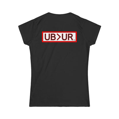 EMPOWERED- Women's Comfy crewneck TShirt-UB>UR in the back