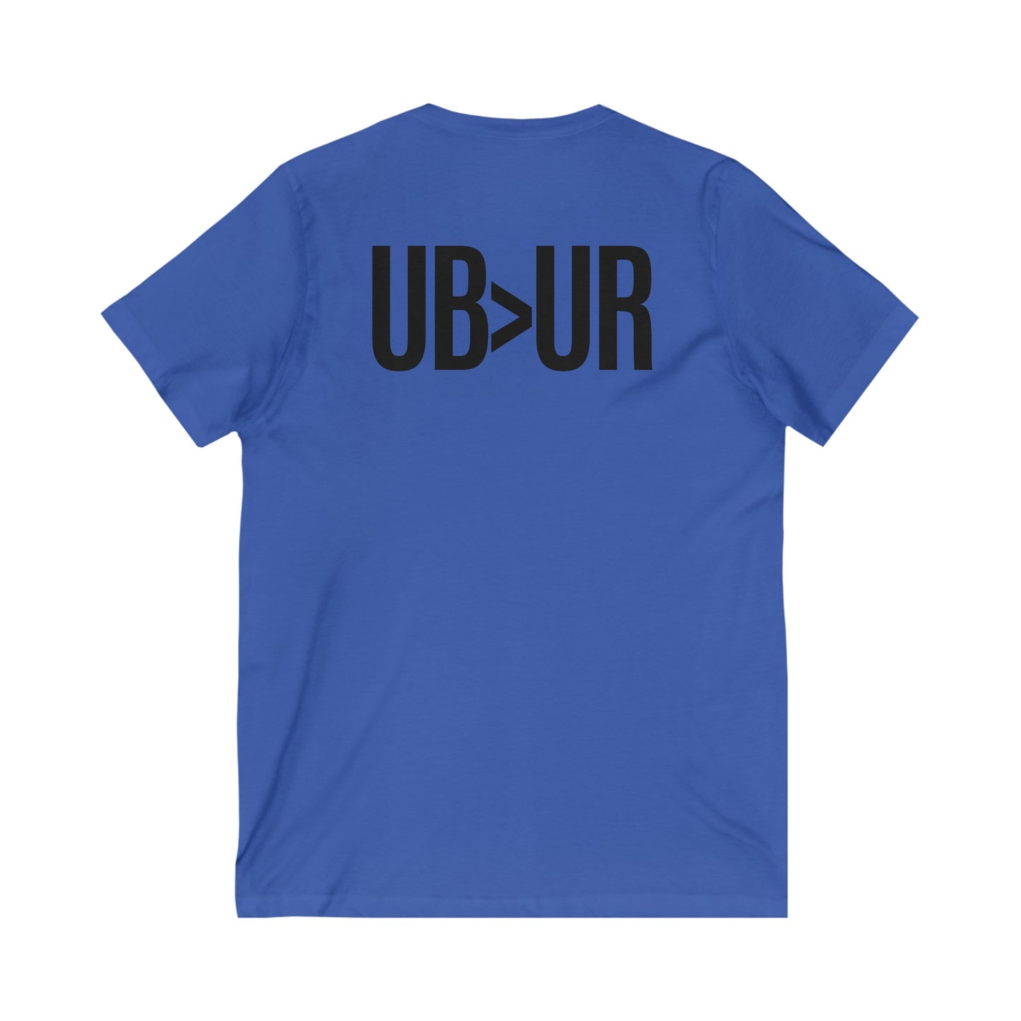 UB>UR- Unisex Jersey Short Sleeve V-Neck Tee