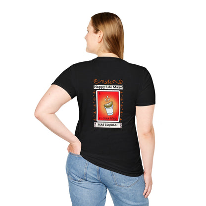 CINCO DE MAYO-MAS TEQUILA, Unisex Softstyle T-Shirt