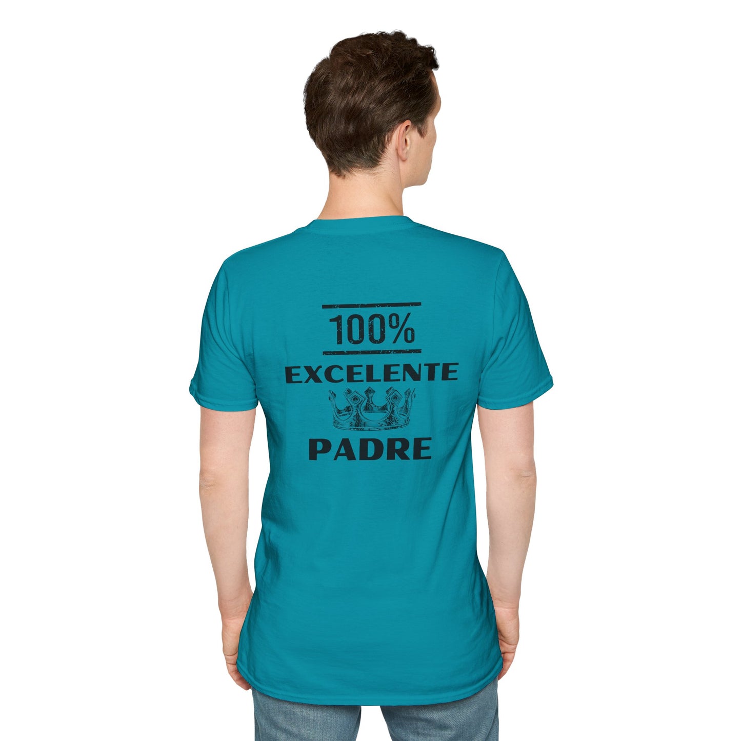 100% Excelente Padre- Unisex Softstyle T-Shirt