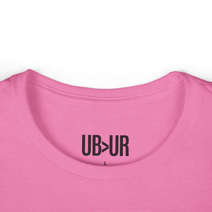 EMPOWERED- Women's Comfy crewneck TShirt-UB>UR in the back