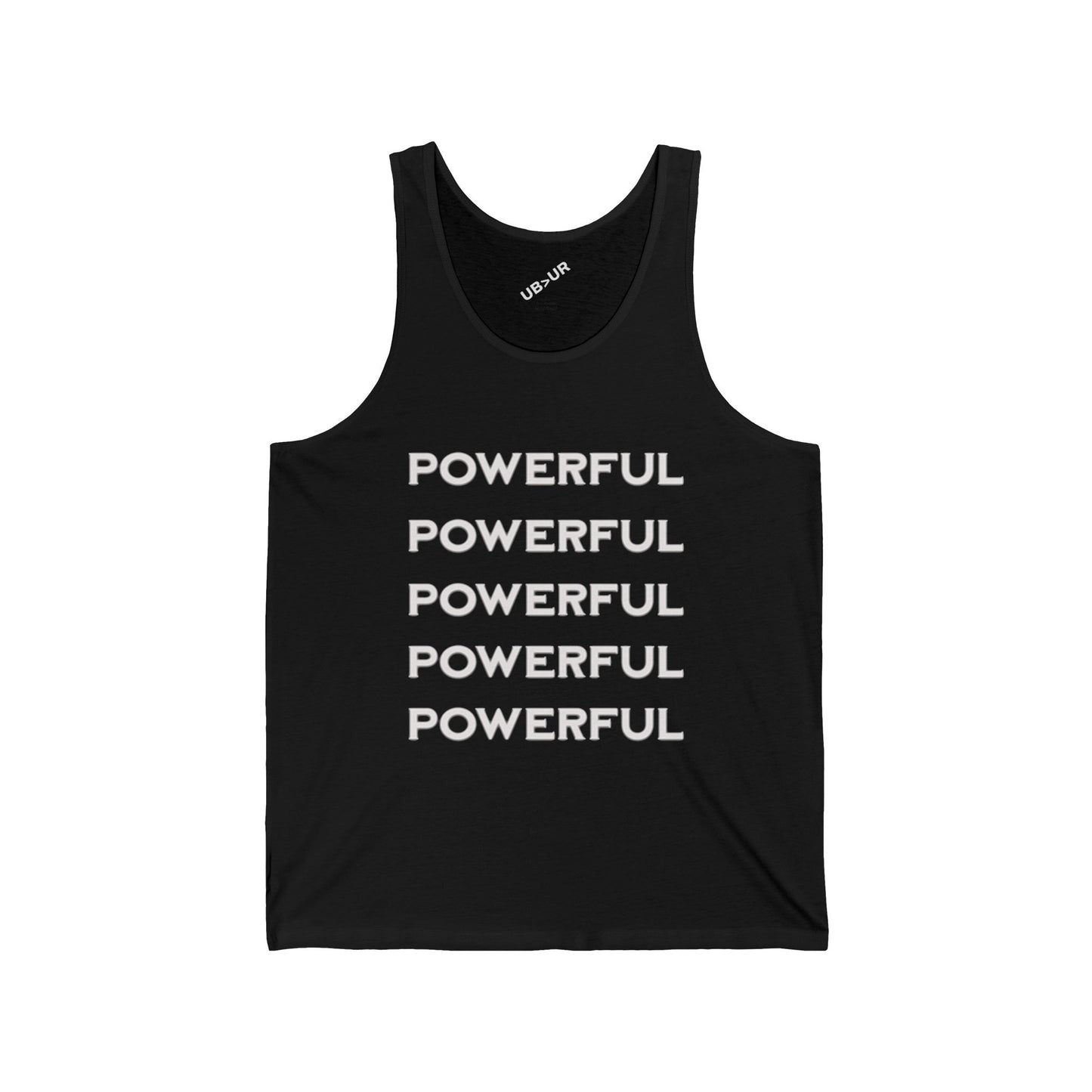 POWERFUL-Unisex Jersey Tank