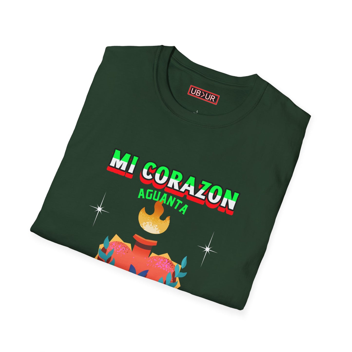 CINCO DE MAYO- MI CORAZON, Unisex Softstyle T-Shirt