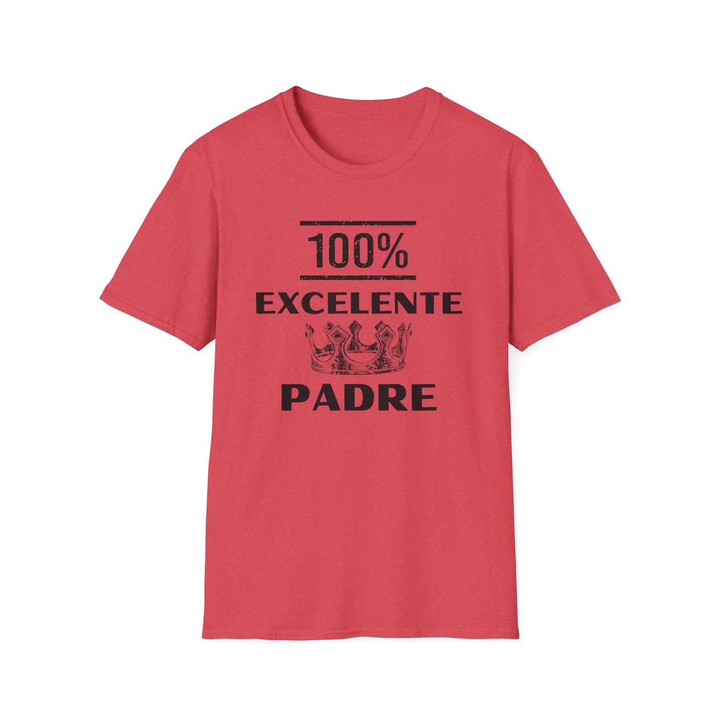 100% Excelente Padre- Unisex Softstyle T-Shirt