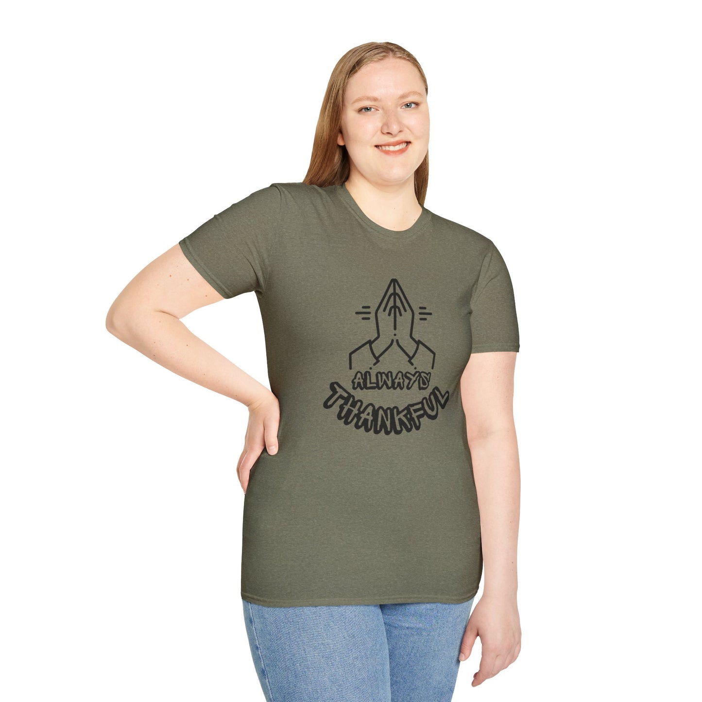 Always Thankful- Unisex Softstyle T-Shirt