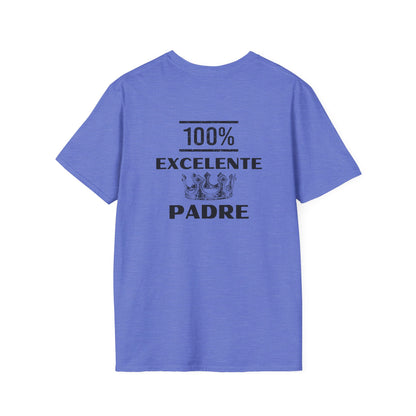 100% Excelente Padre- Unisex Softstyle T-Shirt