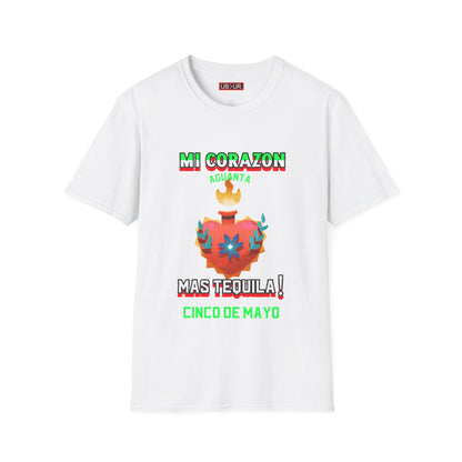 CINCO DE MAYO- MI CORAZON, Unisex Softstyle T-Shirt