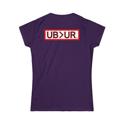 EMPOWERED- Women's Comfy crewneck TShirt-UB>UR in the back