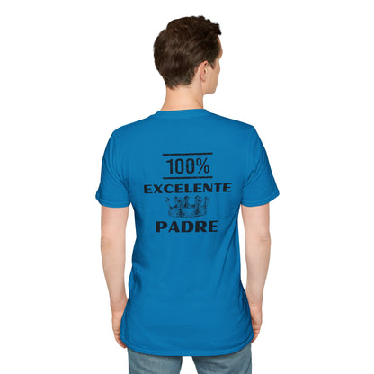 100% Excelente Padre- Unisex Softstyle T-Shirt