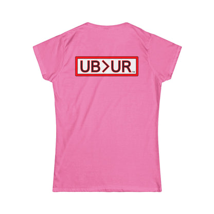 EMPOWERED- Women's Comfy crewneck TShirt-UB>UR in the back