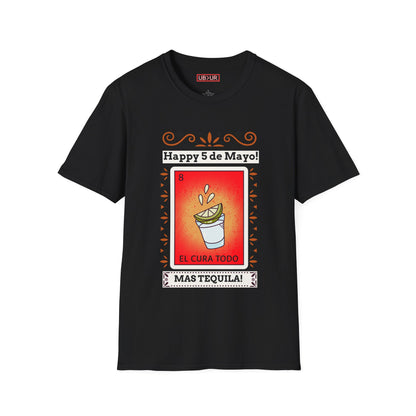 CINCO DE MAYO-MAS TEQUILA, Unisex Softstyle T-Shirt