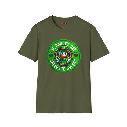 CHEERS TO GREEN-Unisex Softstyle T-Shirt