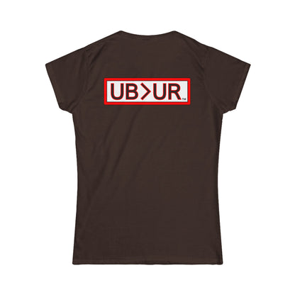 EMPOWERED- Women's Comfy crewneck TShirt-UB>UR in the back