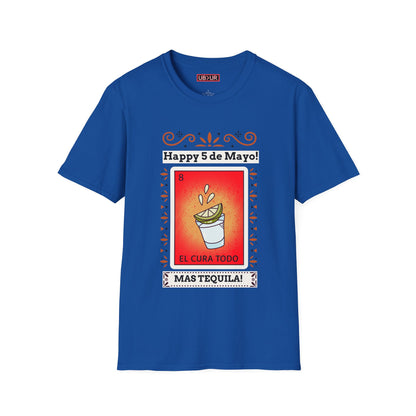 CINCO DE MAYO-MAS TEQUILA, Unisex Softstyle T-Shirt