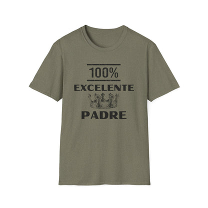 100% Excelente Padre- Unisex Softstyle T-Shirt