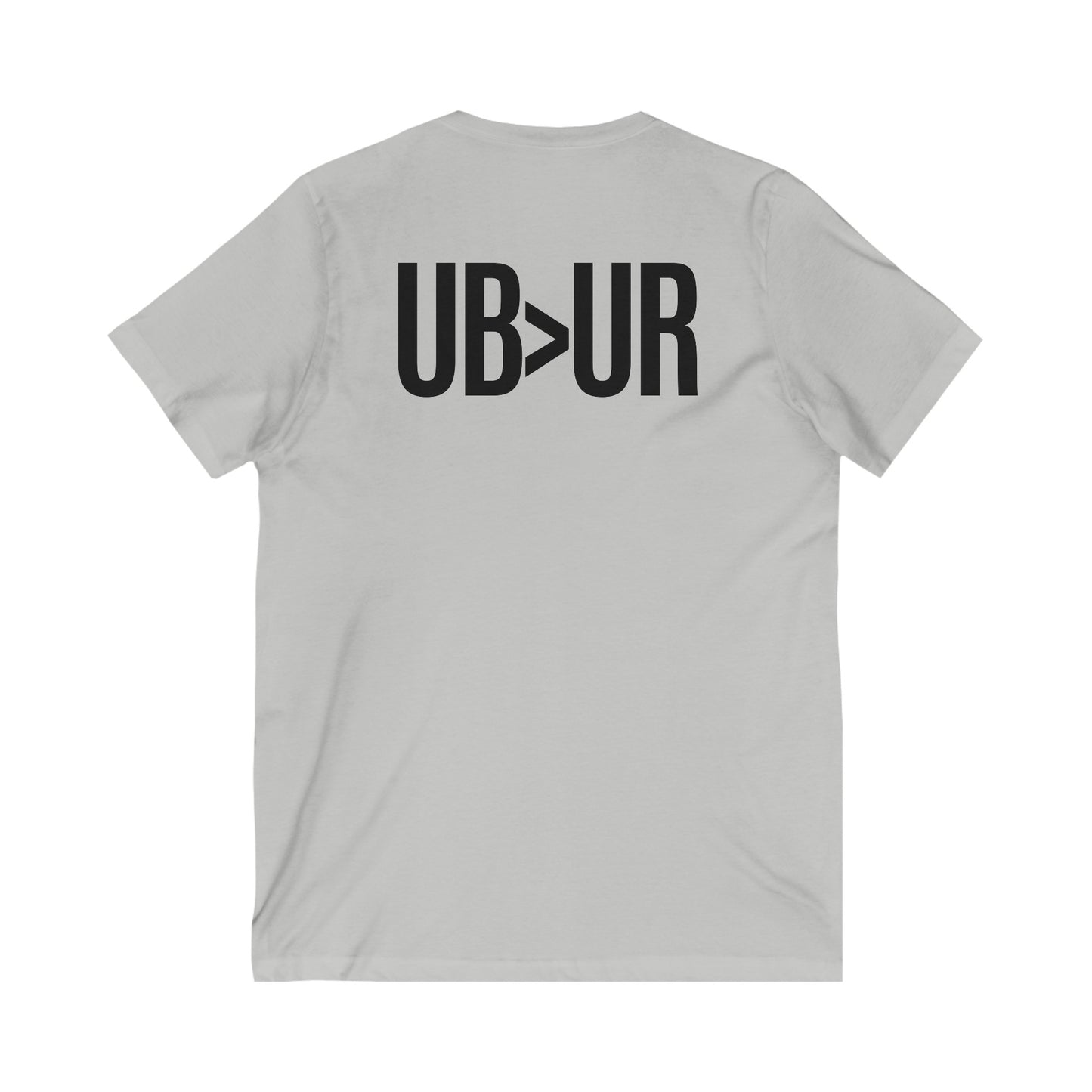 UB>UR- Unisex Jersey Short Sleeve V-Neck Tee