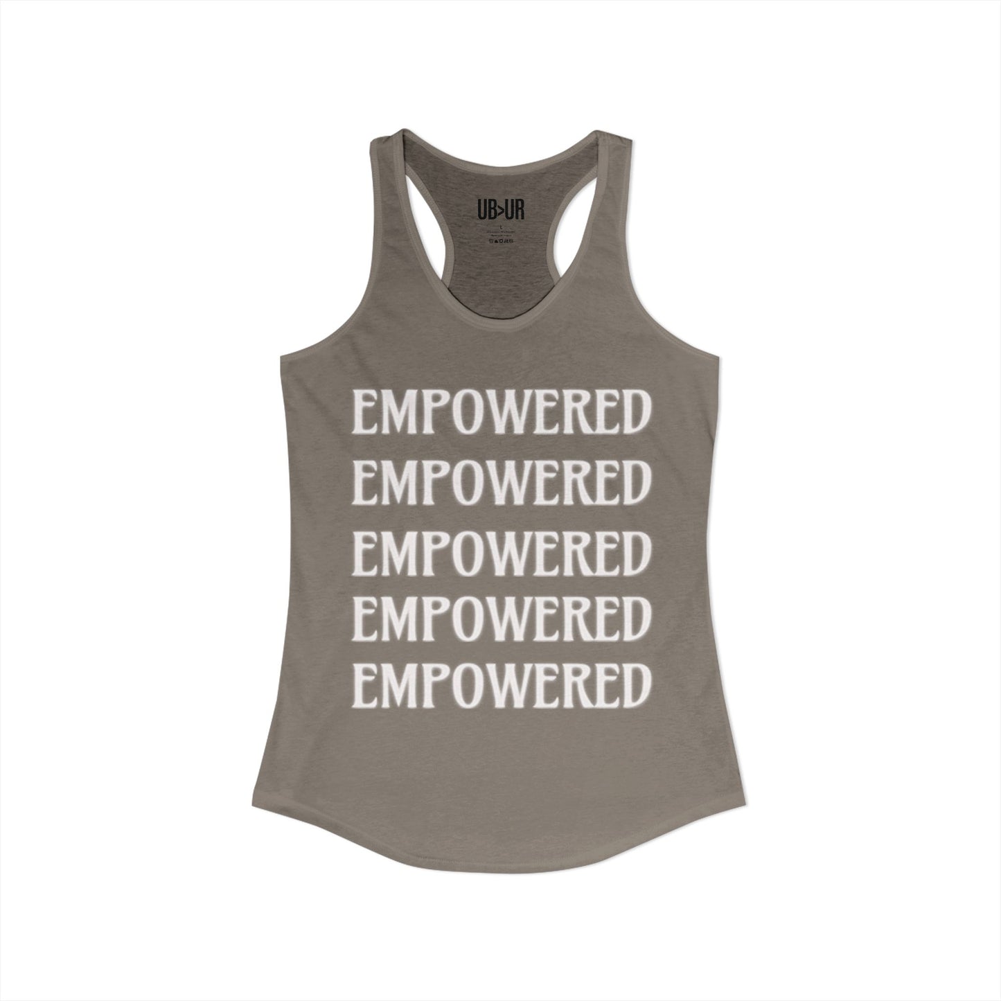 EMPOWERED-Women's Ideal Racerback Tank