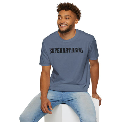 SUPERNATURAL-Unisex Softstyle T-Shirt-UB>UR on the back