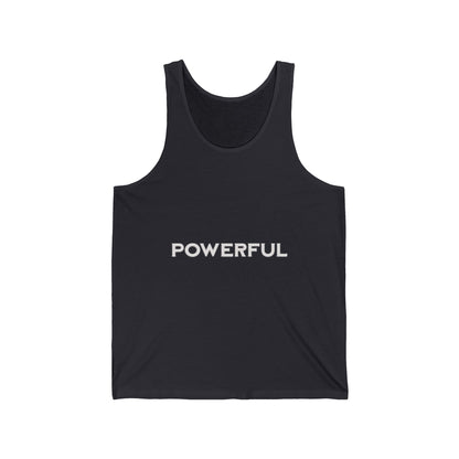 POWERFUL-Unisex Jersey Tank