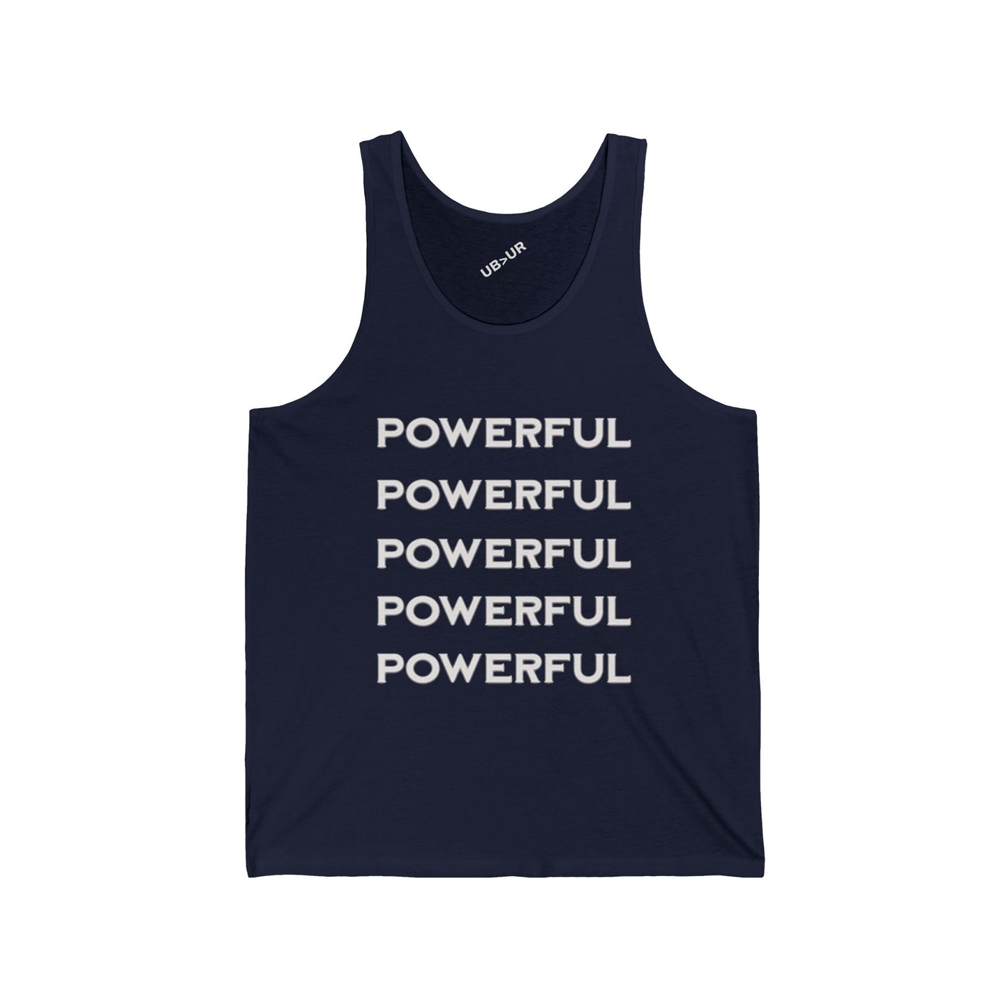 POWERFUL-Unisex Jersey Tank