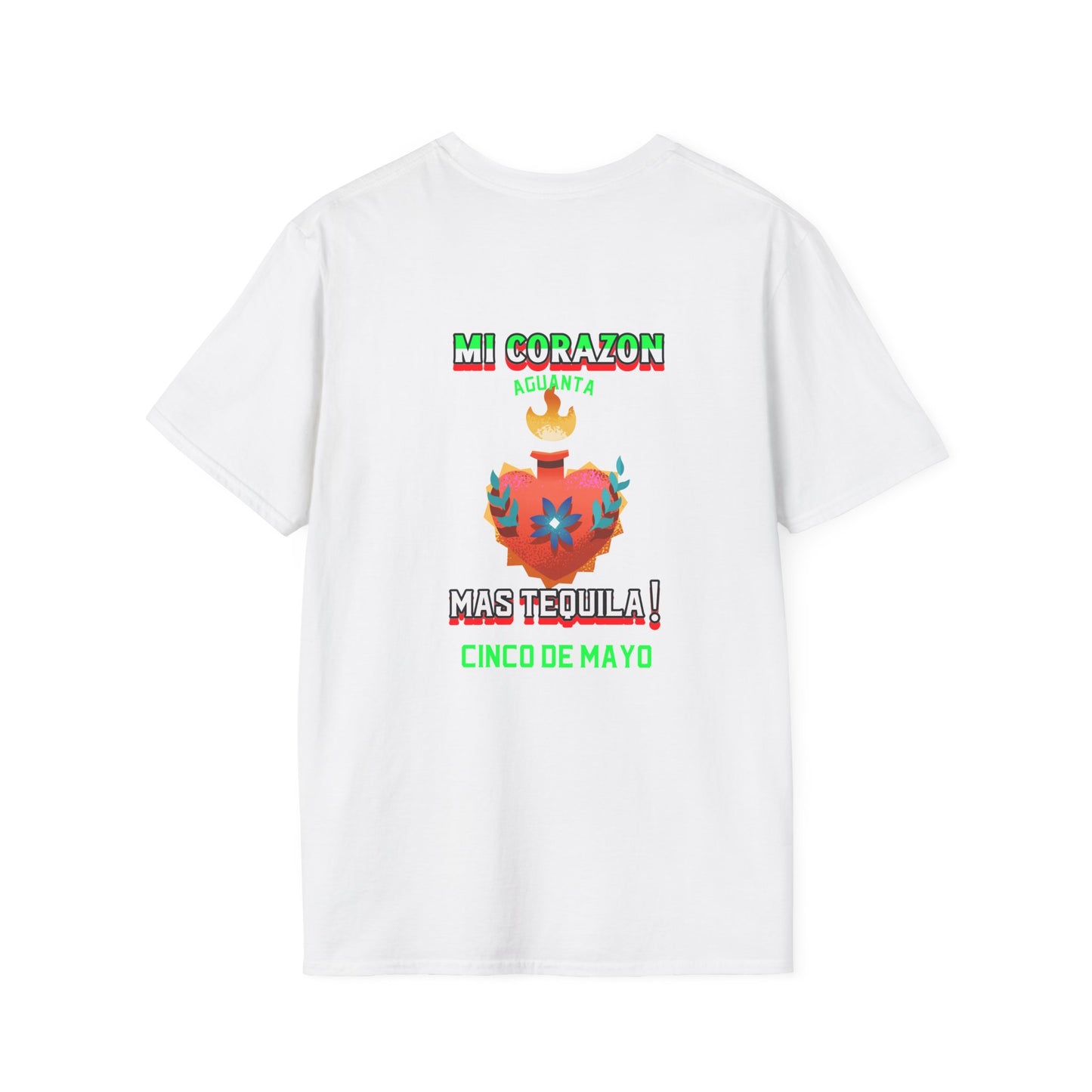 CINCO DE MAYO- MI CORAZON, Unisex Softstyle T-Shirt