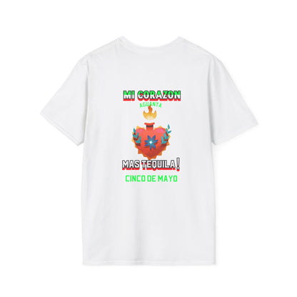 CINCO DE MAYO- MI CORAZON, Unisex Softstyle T-Shirt